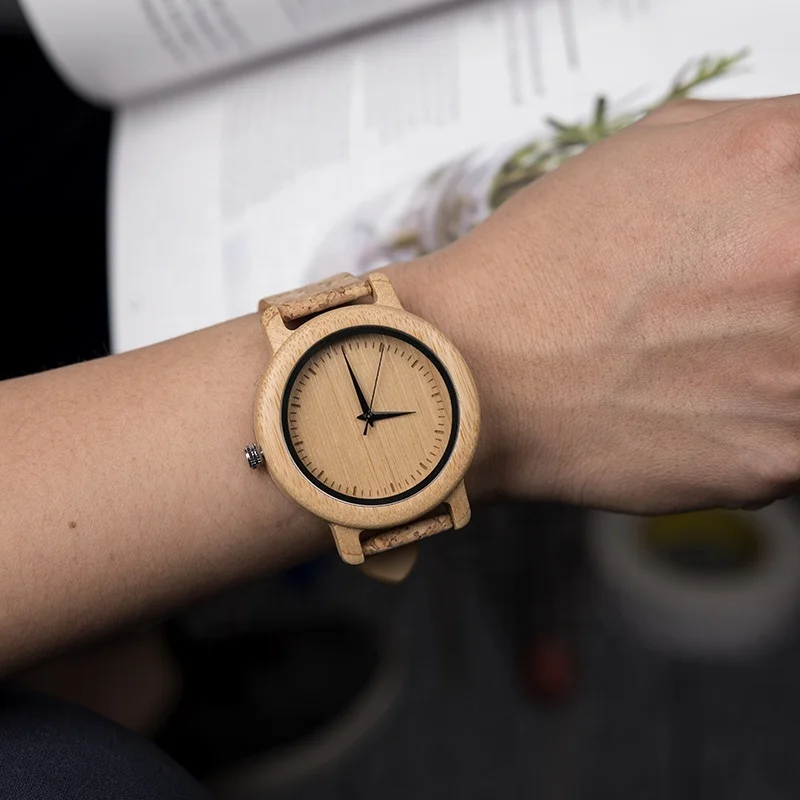 DODO DEER Simple Woman Bracelet Watches Bamboo Wood Watch MIYOTA Round Quartz Wooden High Quality 2023 Men 1 Years 12 Months 1pc