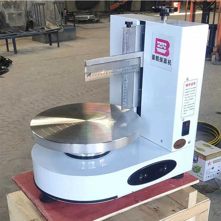 Baking Equipment Small Cake Machine Superior Quality Electric Cake Creamer Icing Machine Cake Coating Smearing Machine