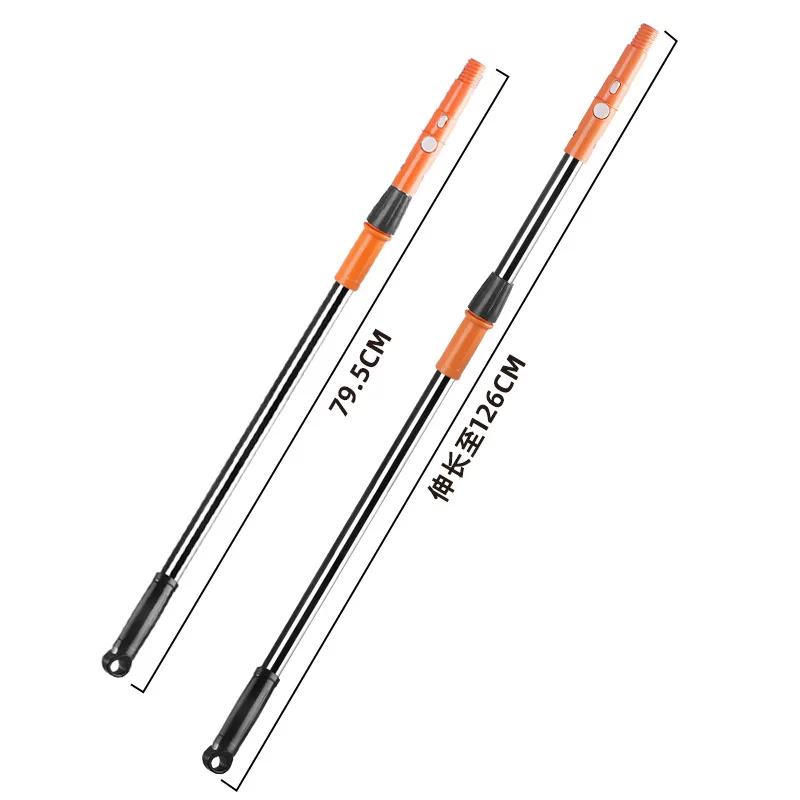 Hot Sale Metal Stainless Steel Special Scraper Water Heater Rod Adjustable Extension Telescopic Cleaning Pole tools