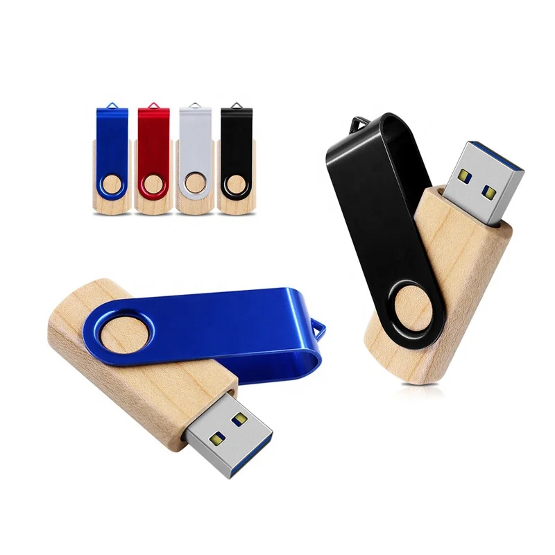 High Speed Wood USB 3.0 Flash Drive 16GB 32GB Promotional Gifts 3.0 Pendrive 64GB Customized Logo USB Memory Stick U Disk 128GB