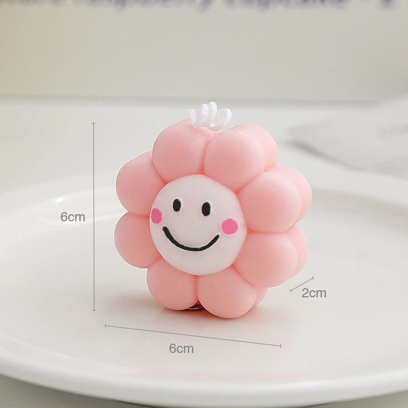 Creative Sunflower Scented Candle Handmade Aromatherapy Candle Birthday Gift Wedding Party Desktop Decor Home Decoration