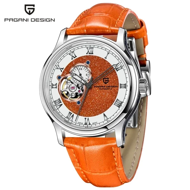 2024 New PAGANI DESIGNPD-YS015 Tourbillon Roman Digital Fashion Casual NH39 Movt Sapphire Glass Men Automatic Mechanical Watches