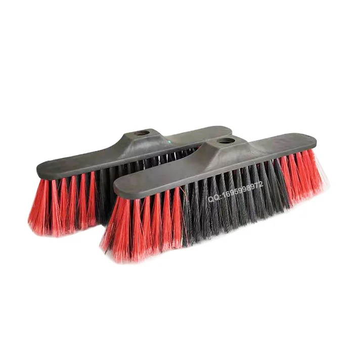 HQ0578R cheap black color Indian PP broom with soft bristle home cleaning