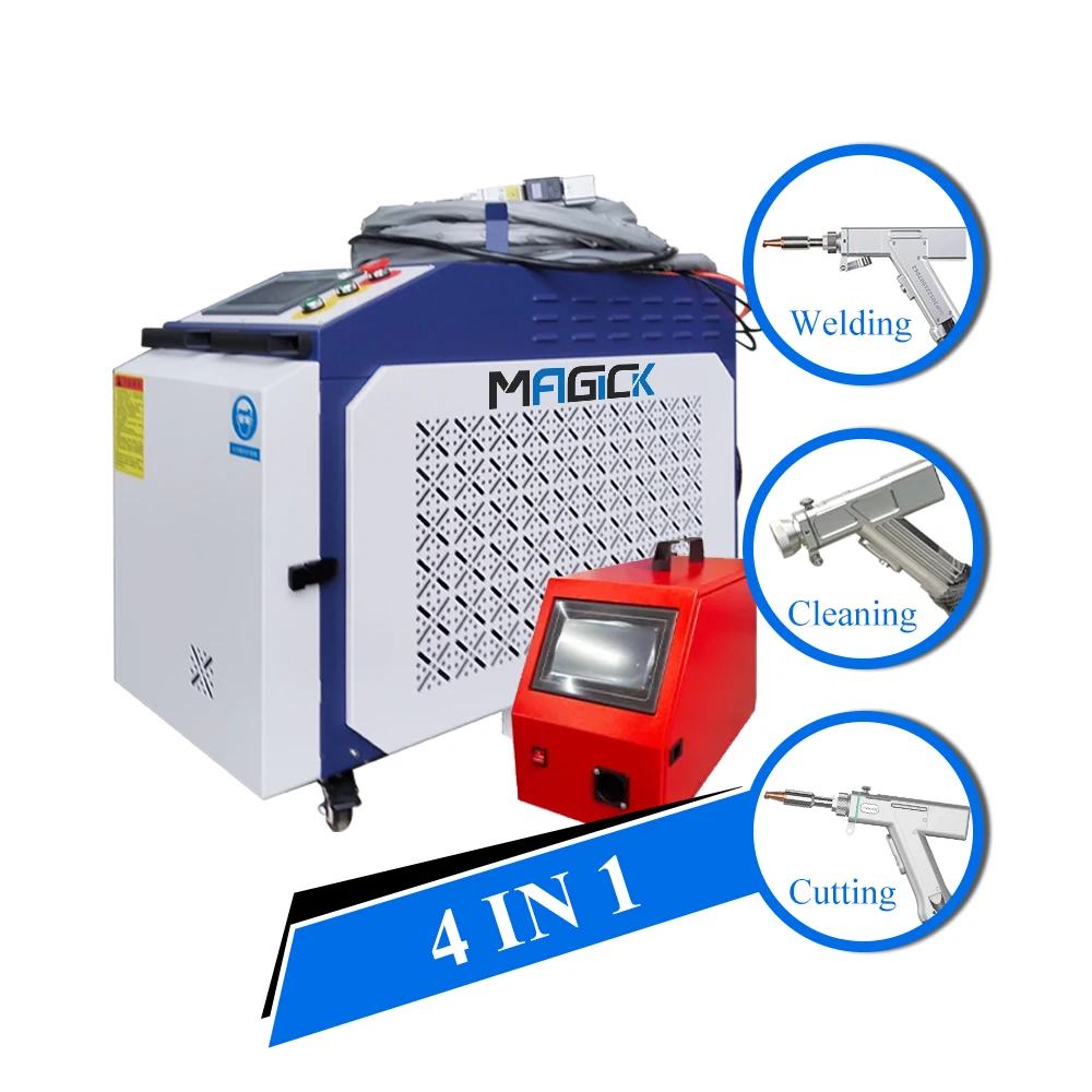CNC Fiber laser welding machines 4in 1 Hand Handle Lithium Fiber Laser Welder Welding Machines