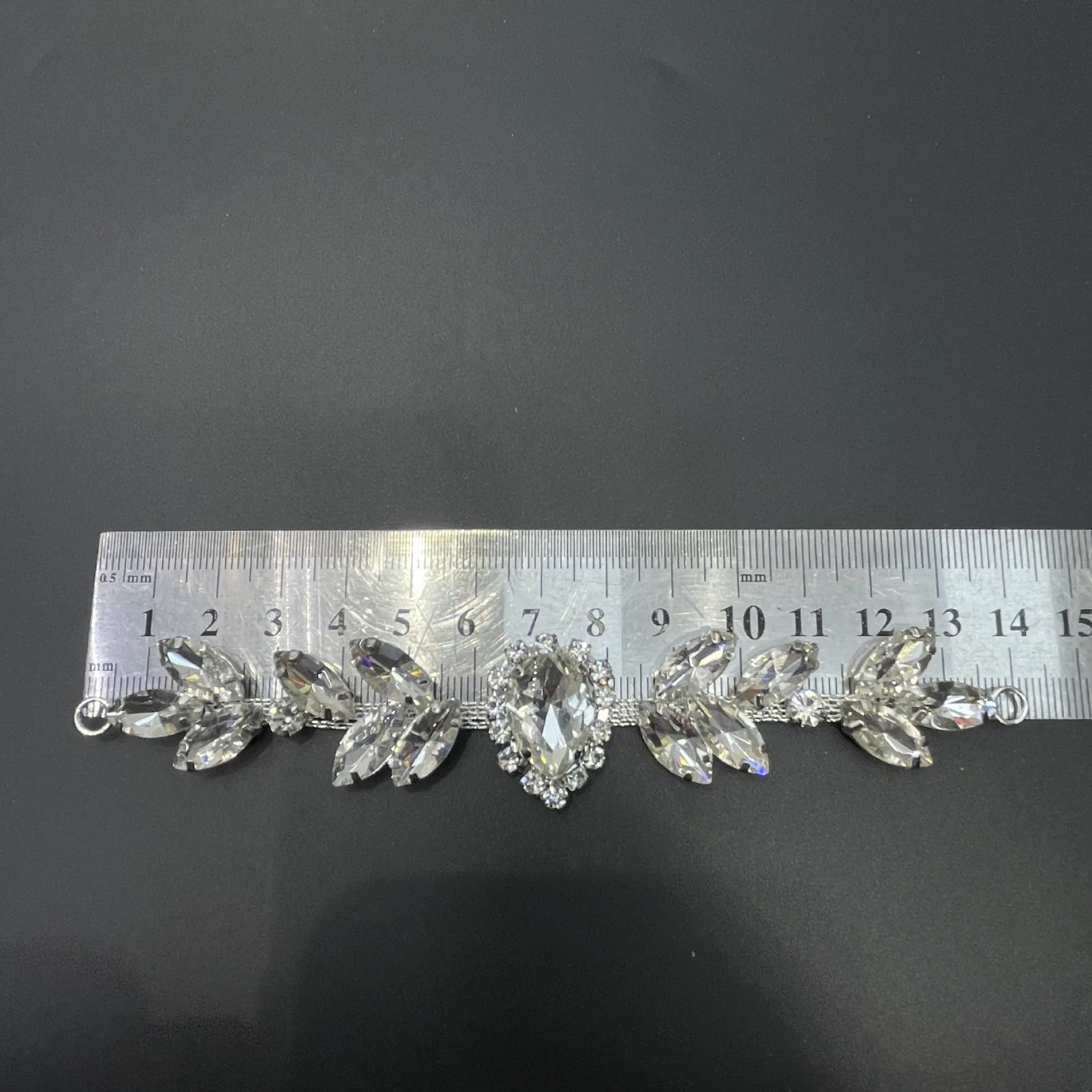 Hand-Sewn Welded Glass Rhinestone Buckle for Shoe & Bag Decoration Waist Belt Headpiece Accessory