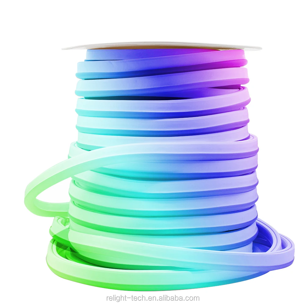 240V 230V 110V 220V Waterproof IP68 RGB 5050 Colour Change DIY Party Landscape Lighting Flex LED Neon Strip Lights