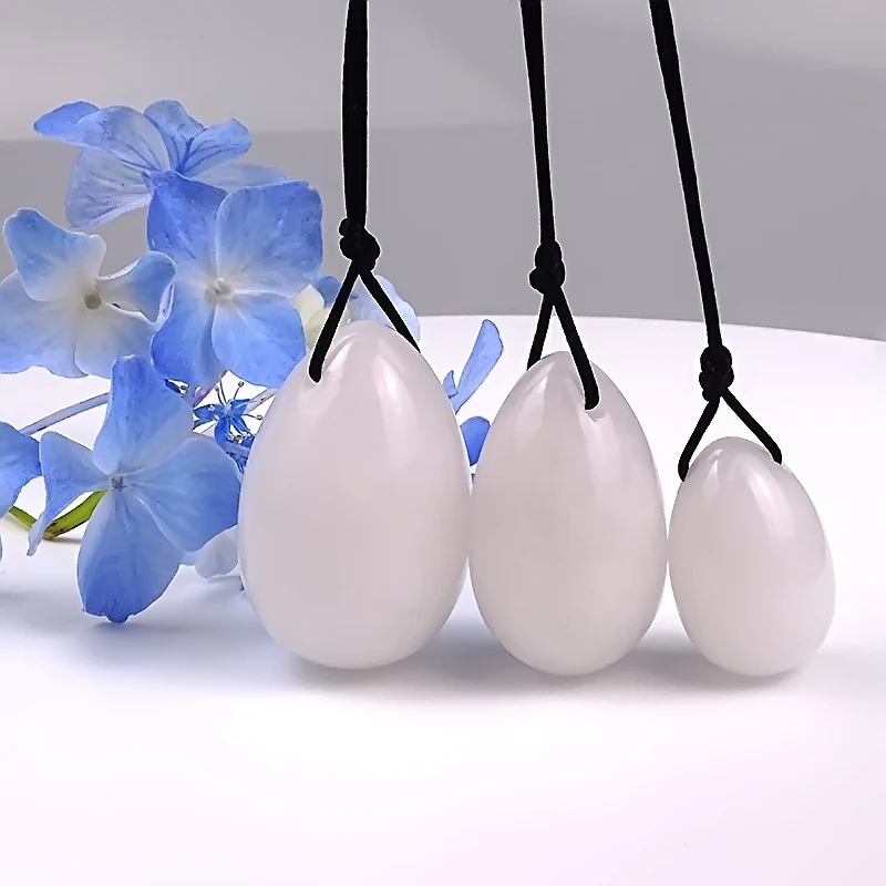 Wholesale White Yoni Eggs For Pelvic Muscle Training Polished Yoni Eggs For Vaginal Exercise Massager