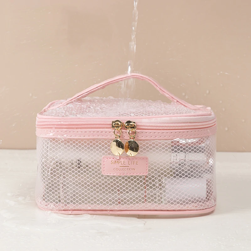 Новый продукт на заказ, дорожная прозрачная косметичка из пвх, голографическая косметичка