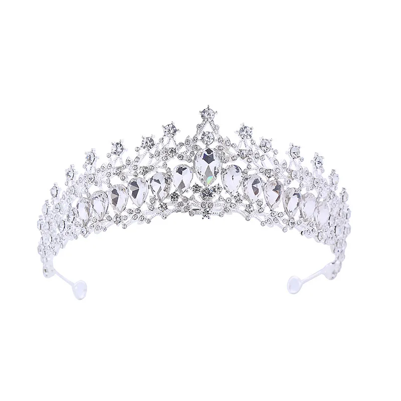 Wedding Tiara for Bride Bridal Princess Crown for Girls Pageant Tiara Headband Rhinestone Prom Party Crowns
