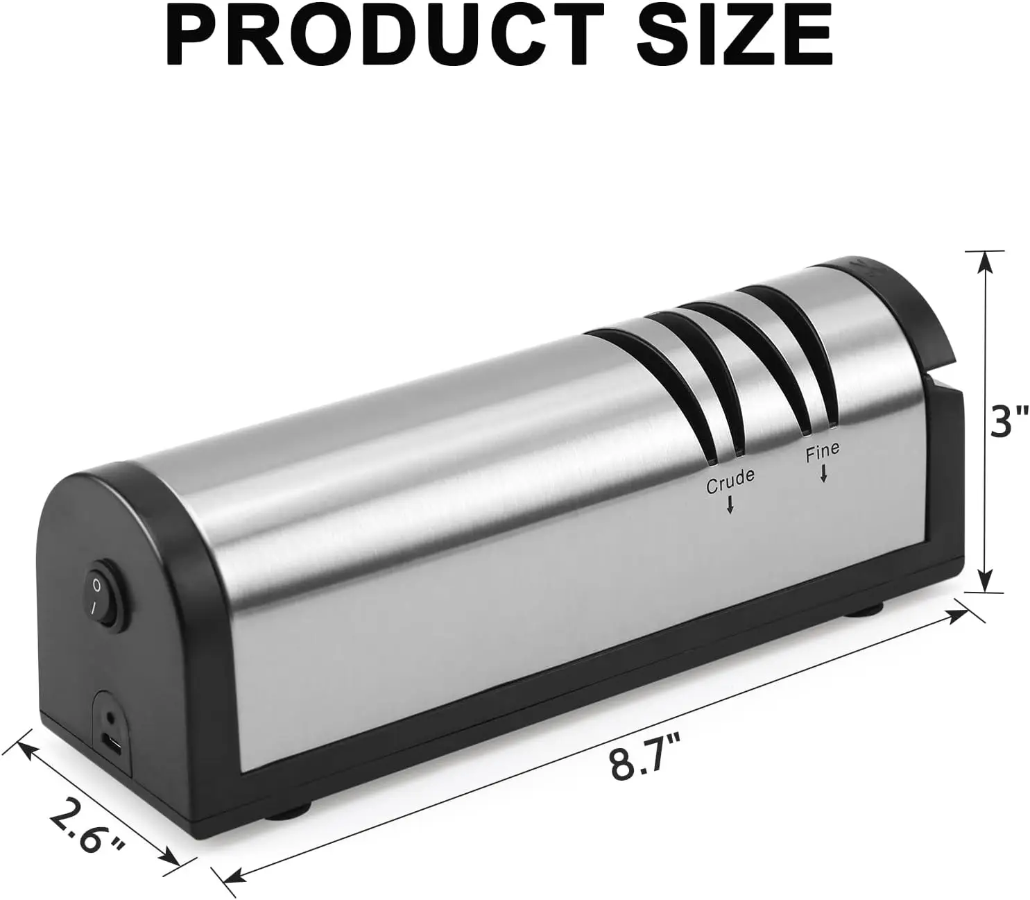 Customized Logo Portable Electric Kitchen Knife Sharpener Professional Knife Sharpener Electric