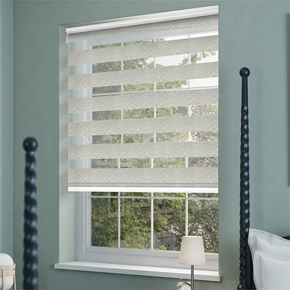 Hot sell zebra blinds custom best selling solar semi blackout fabric curtains for window