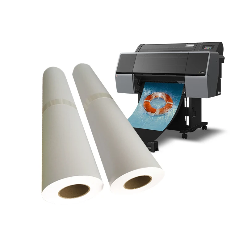 Wholesale Wide Format Poster Printing Waterproof White 108gsm Matte Coated Inkjet Paper
