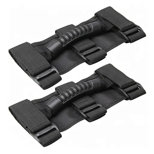 PREMIUM Roll Bar Grab Handle Handles Black (PAIR) for Jeep Wrangler CJ YJ TJ JK