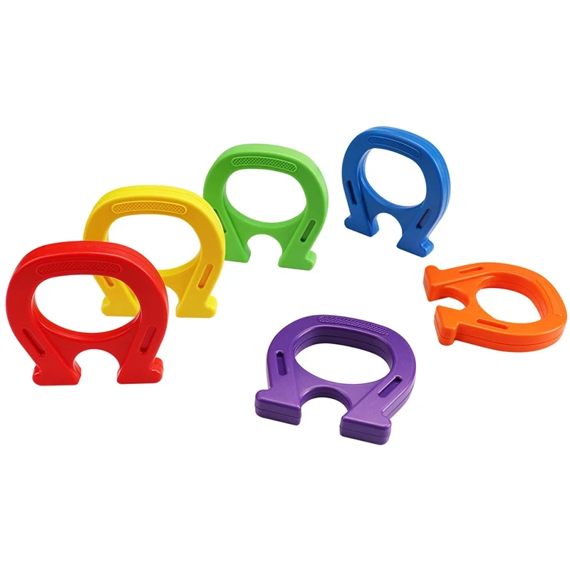 Horseshoe shaped magnetic bars U-shaped magnetic stripe magnets that can be used as teaching aid
