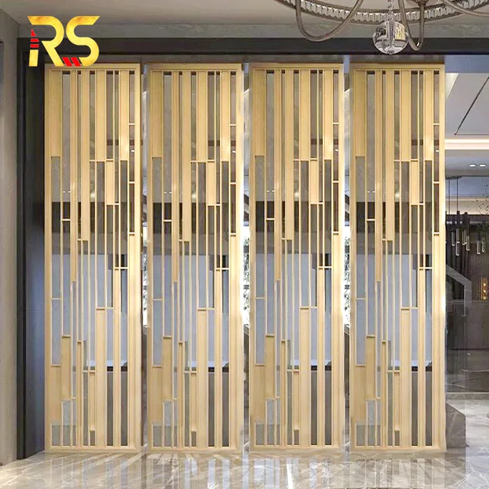 home interior unique  stainless steel decorative wall patitions separe screens & room dividers