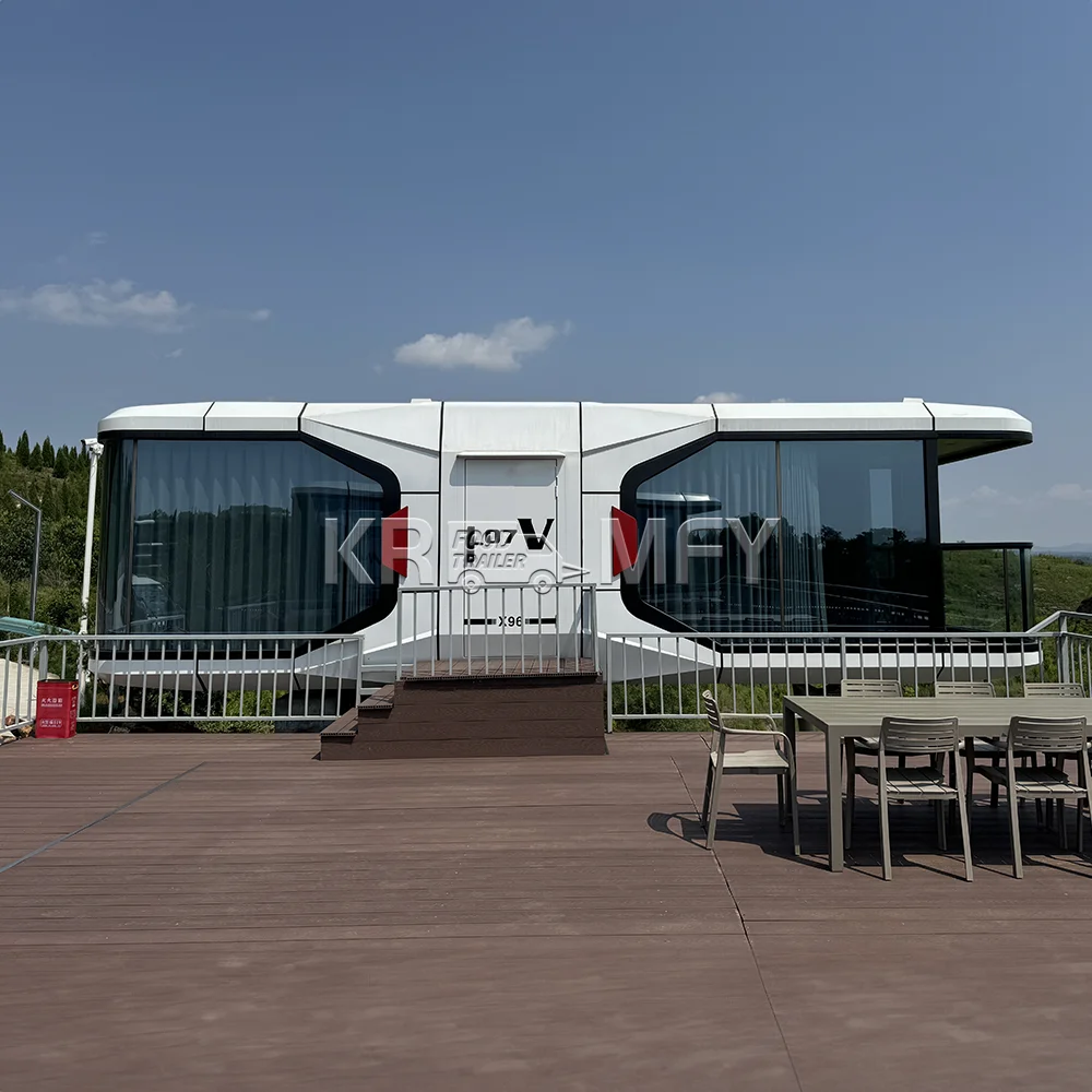 Китайский дом с кухней капсула роскошная крошечная Мобильная космическая 2 спальни контейнер для дома