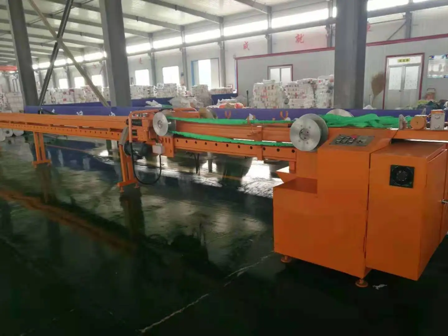 100% polyester webbing round sling machine/round sling making machine