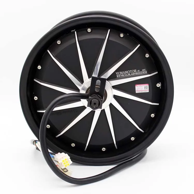 YM MOTOR 72v High Speed Brushless Dc Motor For Electric Motorcycle 5000W 12 Inch Hub Motor