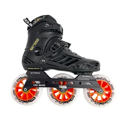 Big wheels 110mm Professional Patins En Linea Adult Roller Blade Skate for wholesales