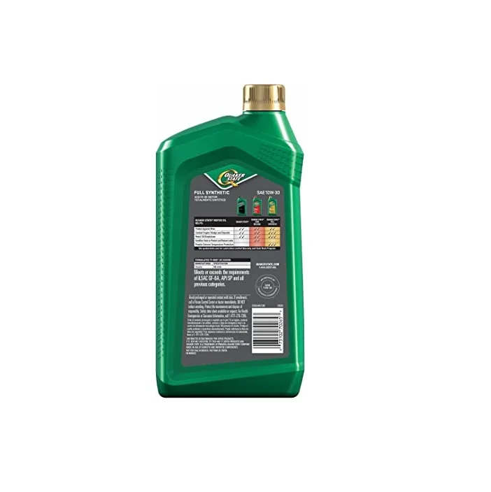 Premium Quality Quaker State Full Synthetic 10W 30 Motor Oil 6 Pack 1 Quart at Wholesale Price From United State