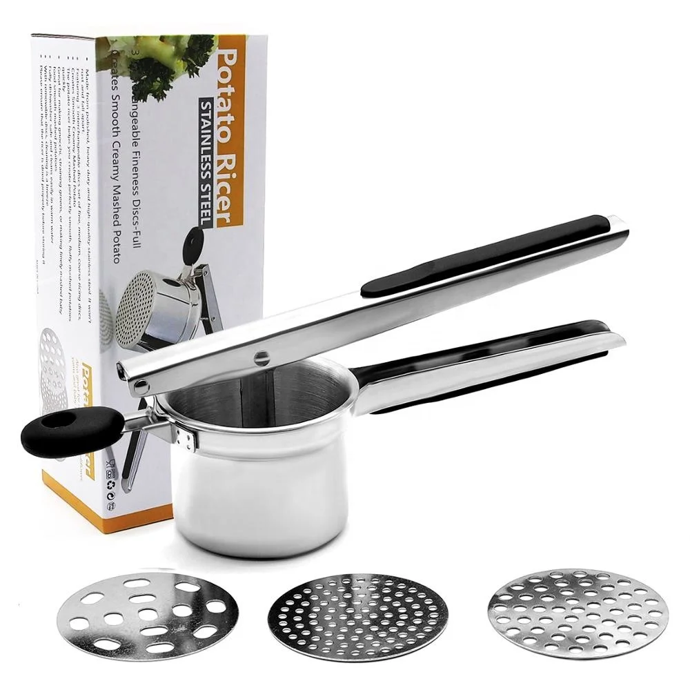 Wholesale of Good Grids Stainless Steel Potato Ricer
