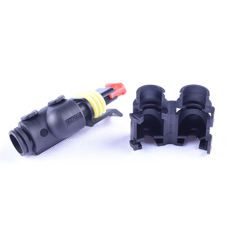 schlemmer type 3 pin super seal connector cover plastic 7807196 for amp super seal backshell