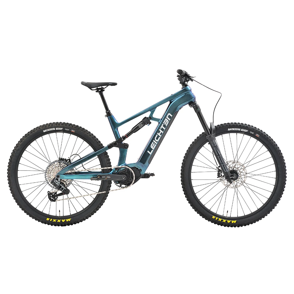 Bafang горный электровелосипед M820-250W двигатель легкий электрический велосипед внедорожный полная подвеска рама из углеродного волокна