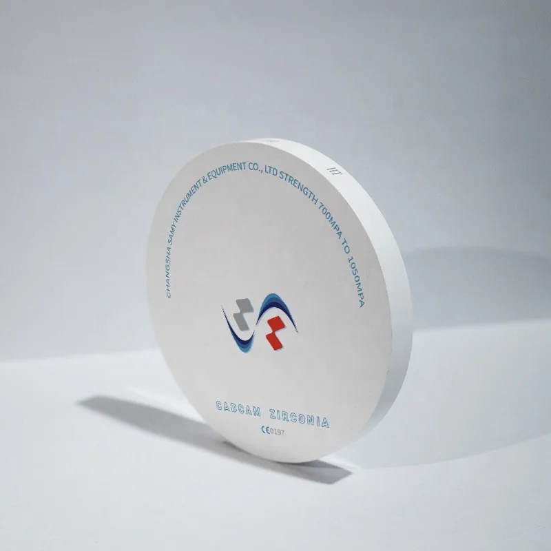 Dental Accessory SHT Zirconia Disc 10mm Cheap Price Dental Zirkonzahn CAD CAM Zirconia Blocks for Milling Machine