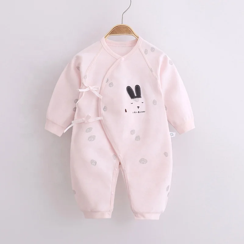 Baby Clothes Rompers Magnetic Buckle Me Baby Clothes Clothing no-fuss Magnetic Closures Double Button Magnetic Footie Romper