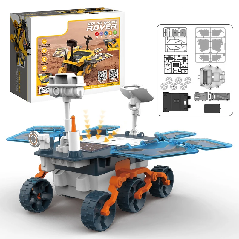 Wholesale Kids Assemble Solar Powered Mars Rover Car Model Children Explore DIY Engineering Kit Science Experienment Project Toy