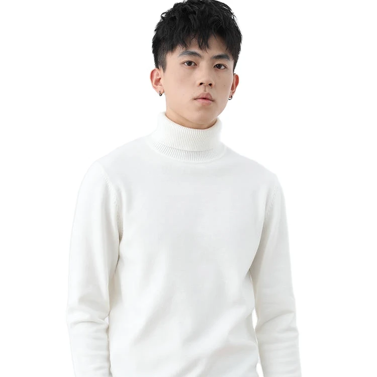 Custom Logo Wholesale Men Casual Sweater Long Sleeve Knitwear Fashion Knitted Clothes Sweaters For Male Men