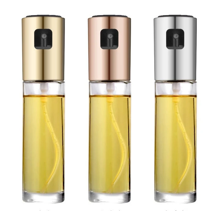 G9 Mister Kitchen Cooking BBQ Oil Sprayer Stainless Steel Olive Pump Spray Bottle Oil Dispenser 100ml Glass Olive Oil Sprayer