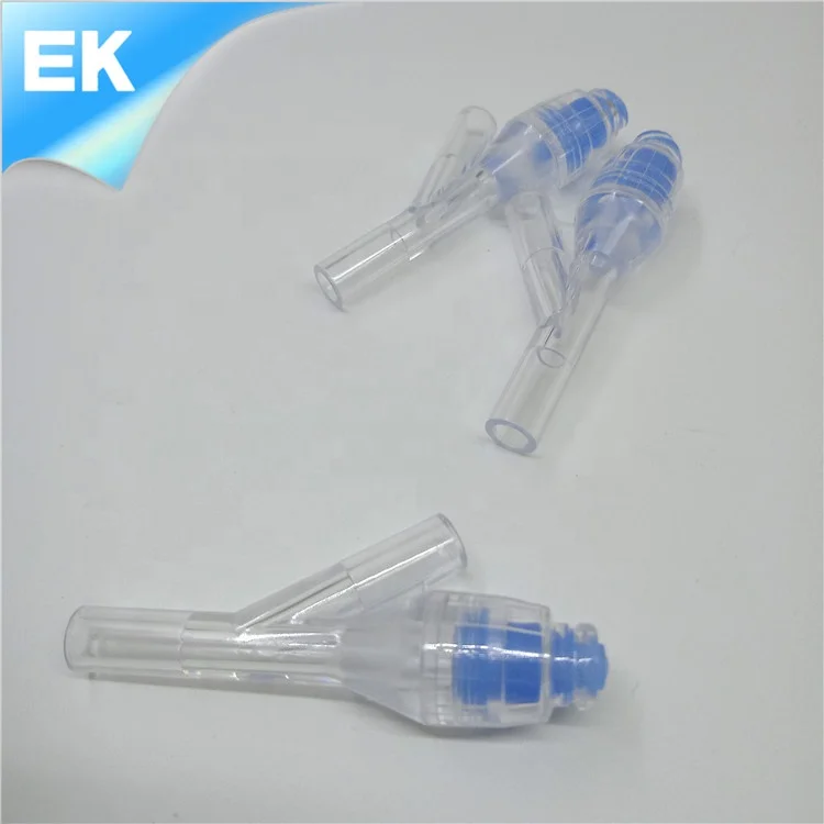 Y Type Needleless Needle Free Connector