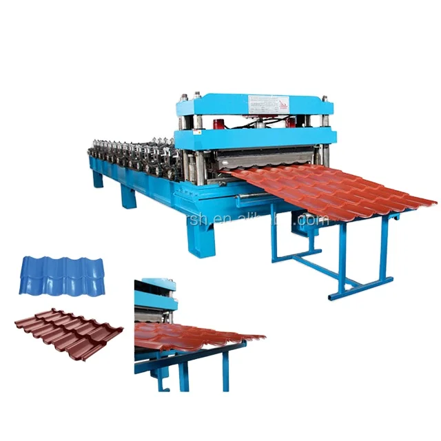 Цвет wallpanel барабан машины используется для изготовления гофрированной плитки волны плитка трапеции