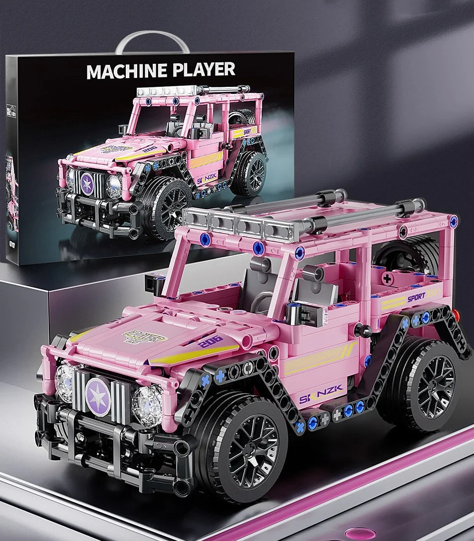 ABS MOC Technical Series Speed Champions 455pcs Building Block car Children Collection Gift Toys