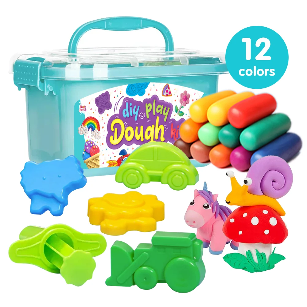 24 Colors Super Light Clay Vibrant Air Dry Clay For Kids Gift For Boys And Girls