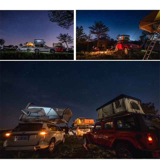 Оптовая продажа 4X4 внедорожник водонепроницаемый автомобиль мягкий корпус крыша палатка Приключения кемпинг трейлер раскладушка профиль