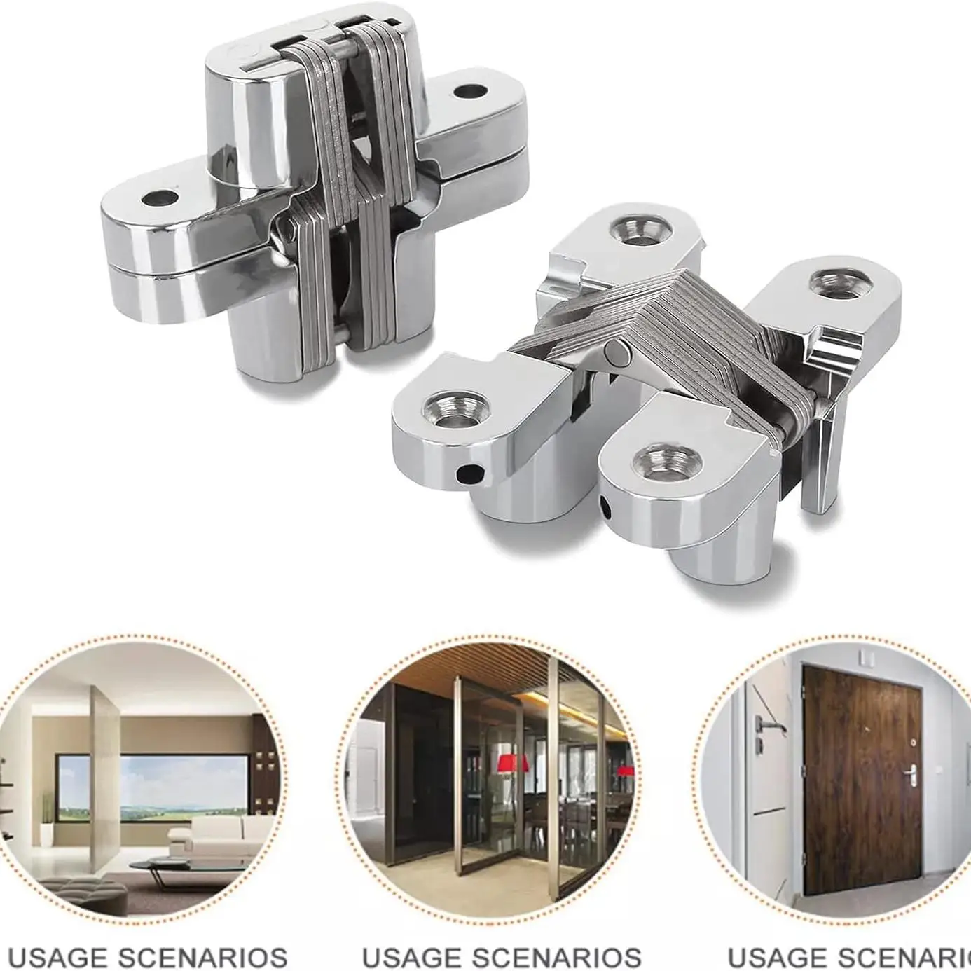 Hardware Stainless Steel Weld Hidden Aluminum Door Metal Heavy Duty Gate Door Window Hinge
