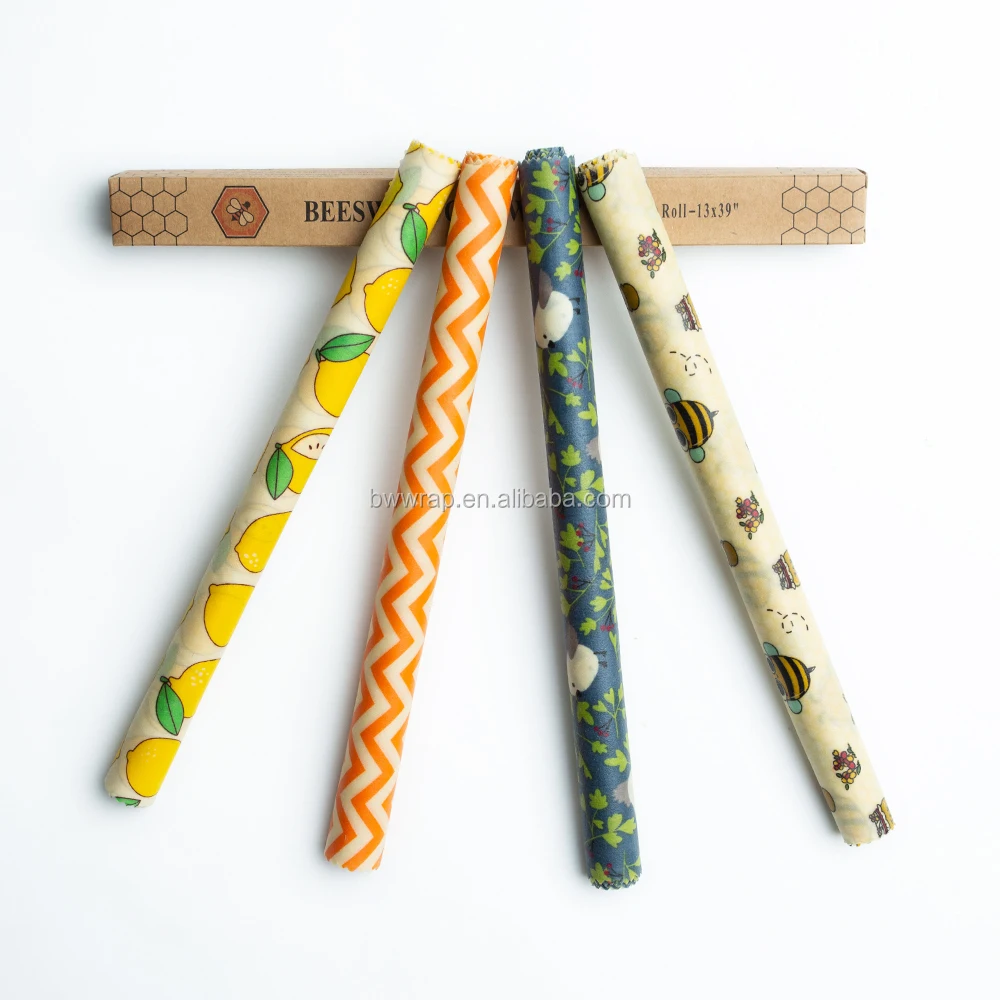 
Eco friendly beeswax Assorted 6 beeswax food wrap custom set 