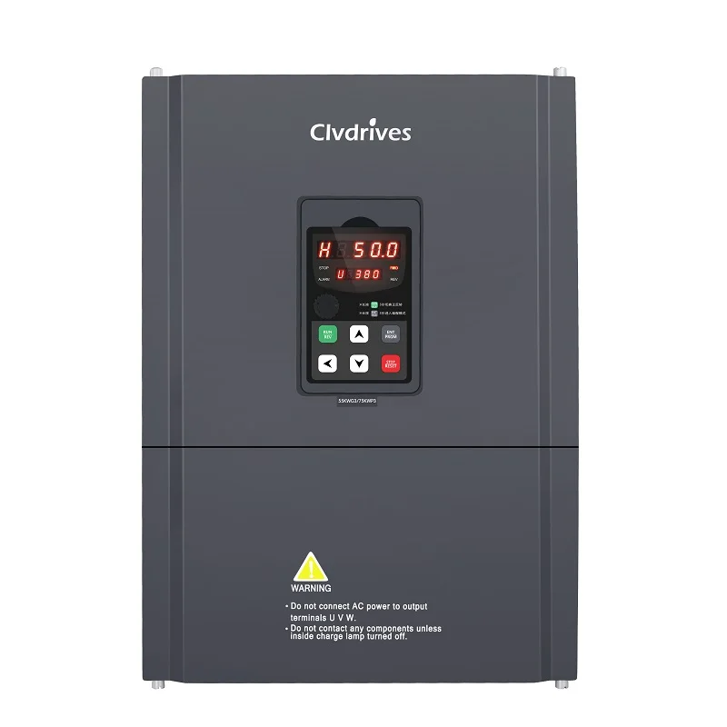 380v 3 Phase 55KW 75KW 93KW  China AC Variable Frequency Converter 3 Phase 380V Motor Pump VFD Drive
