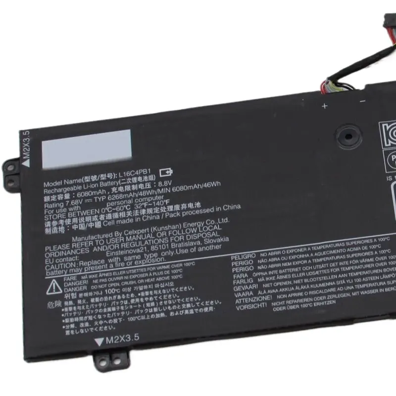 L16L4PB1 L16C4PB1 Laptop battery for Lenovo Yoga 720-13IKB-80X6 81C3 730-13IKB-81CT 730-13IWL-81JR lithium ion notebook battery