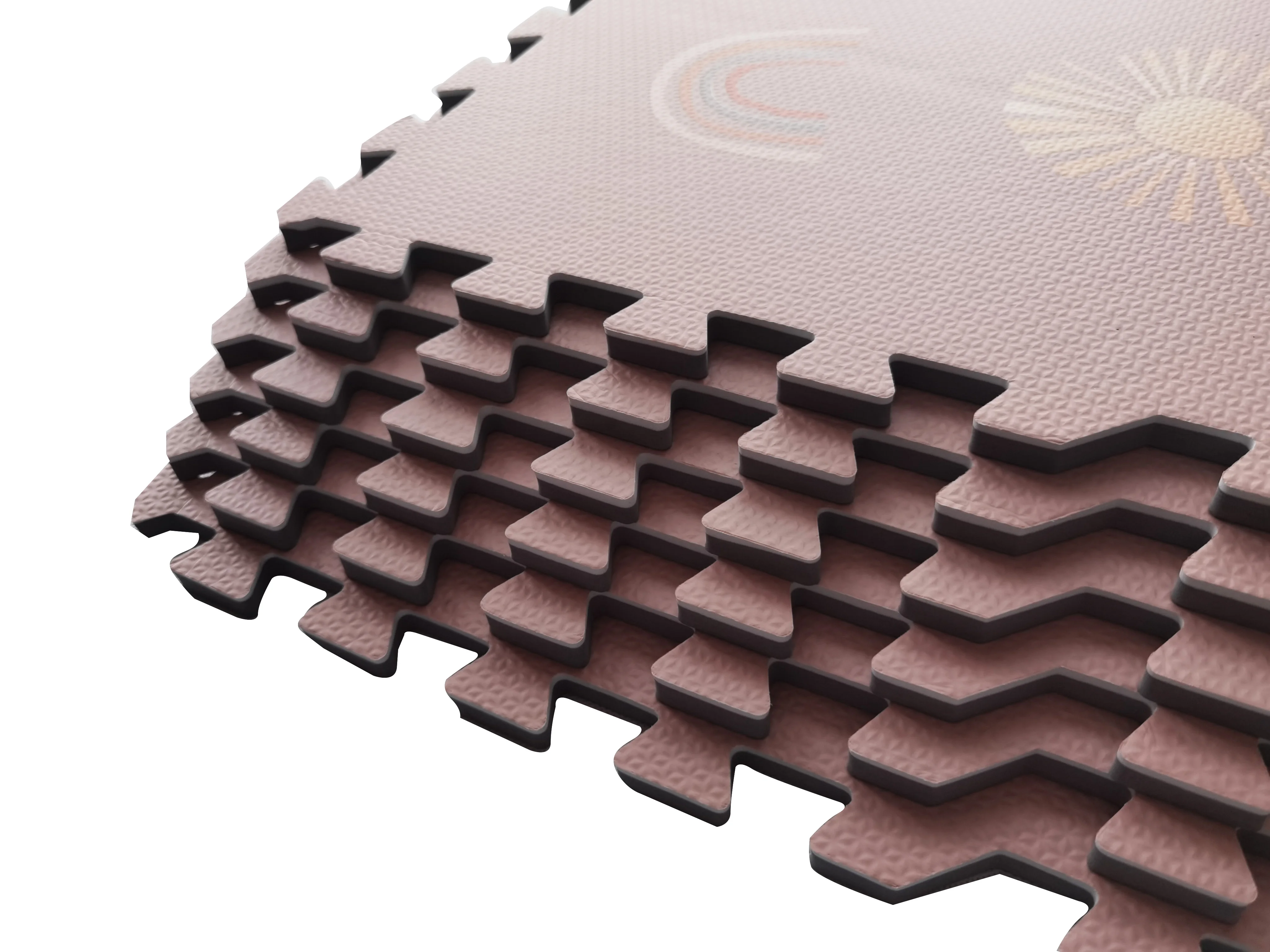 2021 Popular EVA Foam Puzzle Baby Play Stylish Mat Rainbow Design