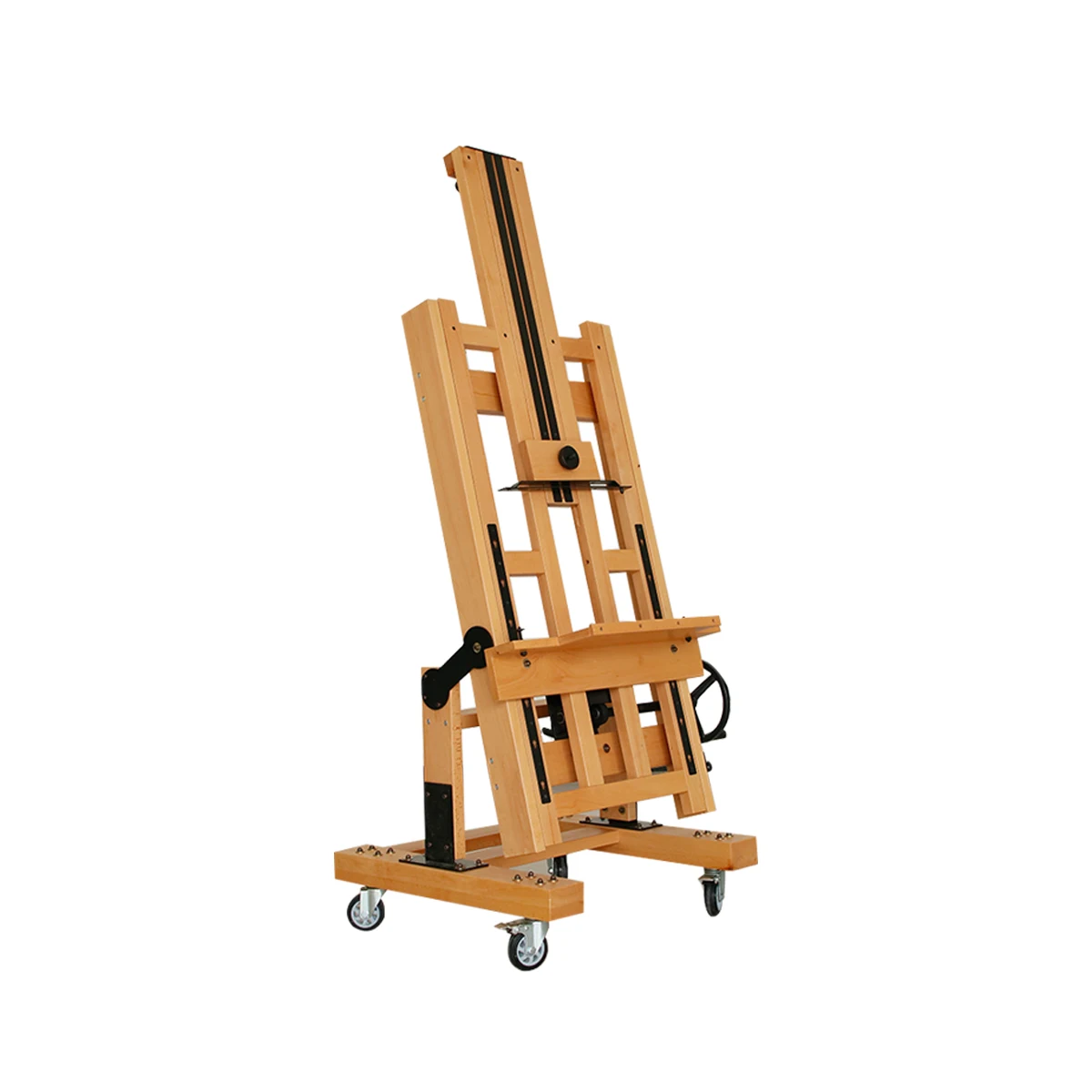 Manufacturer customized professional high-quality sitting beech wood easels for wholesale