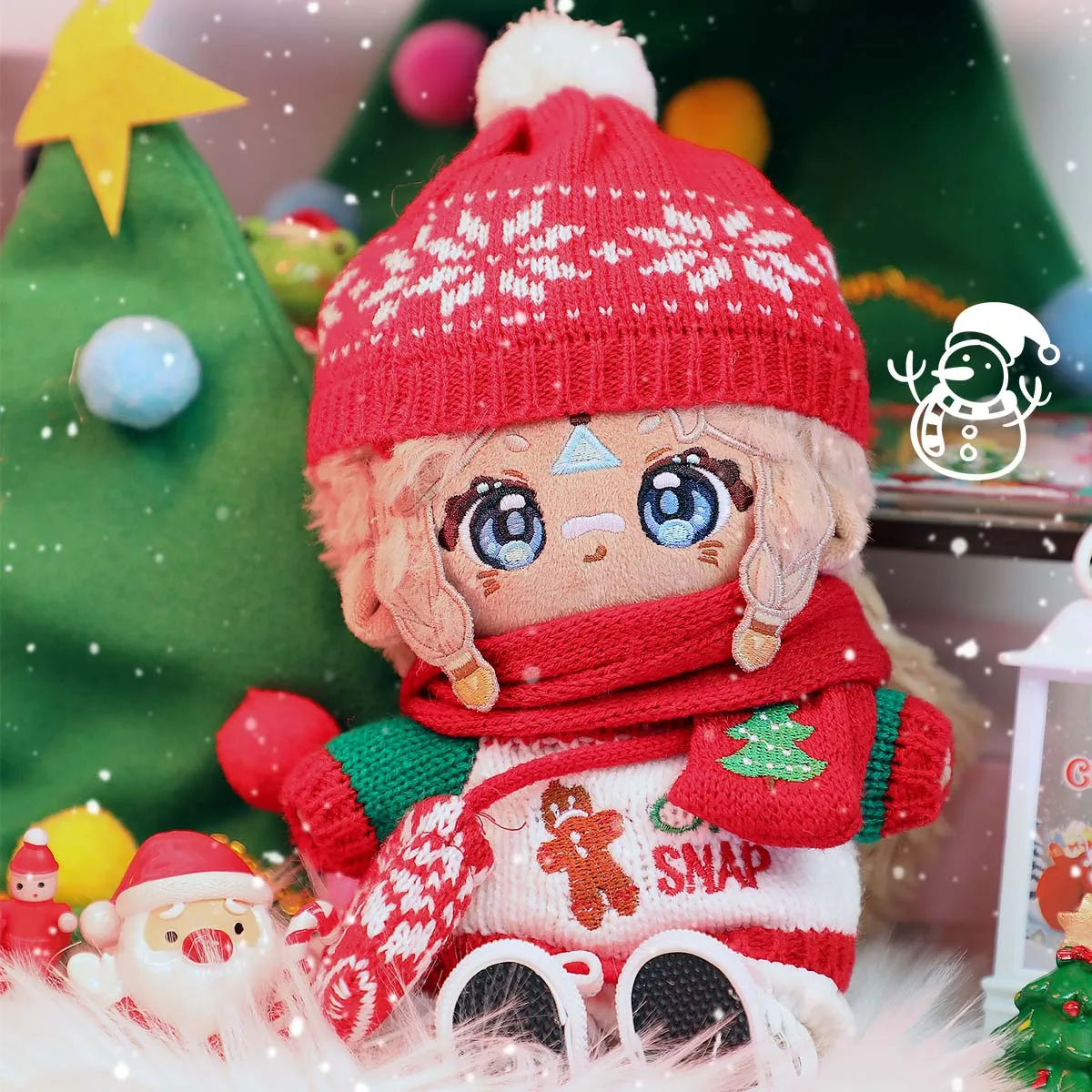 Vograce LOW MOQ Customized Korean 20cm Kpop Idol Dolls Custom Plushie Kawaii Character Stuffed Plush Doll With Clothes