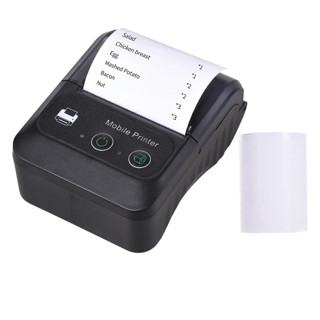 mini 58MM Thermal Printer Portable Wireless Receipt Machine for Android iOS for Ticket Printing Airway Bill Printer Use