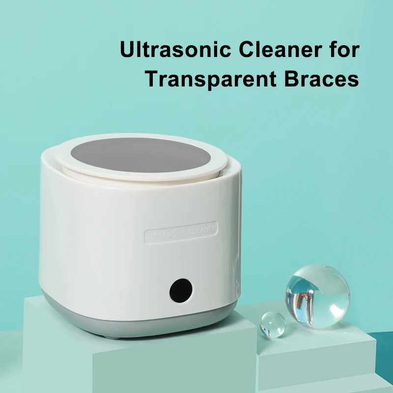 Smart ultrasonic jewelry cleaner machine 180ML ultrasonic cleaner glasses braces ultrasonic cleaner automatic