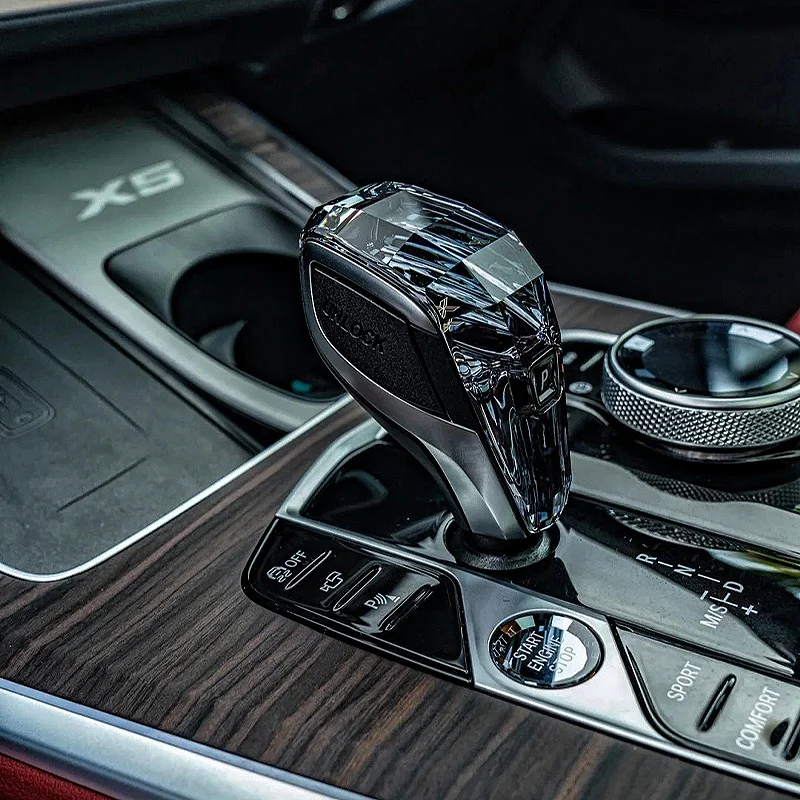 Auto Parts automatic Crystal gear shift knob Gearbox Handle For BMW X5 X6 X3 7 Series 5 Series 6 Series Models