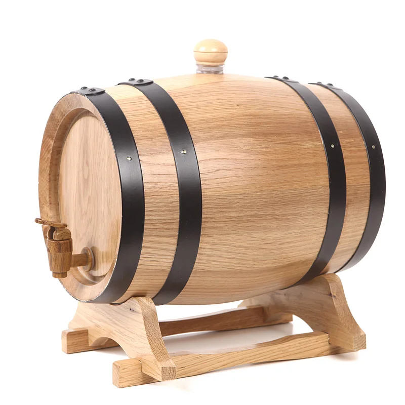 Логотип на заказ 1 5 л 3 Высококачественная бочка из белого дуба для вина виски