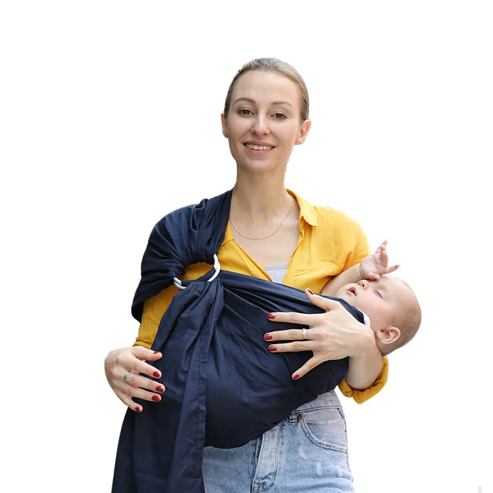 Cotton Frame Material baby sling , infants stroller wrap slings Best quality soft-touch baby sling wrap carrier with custom logo