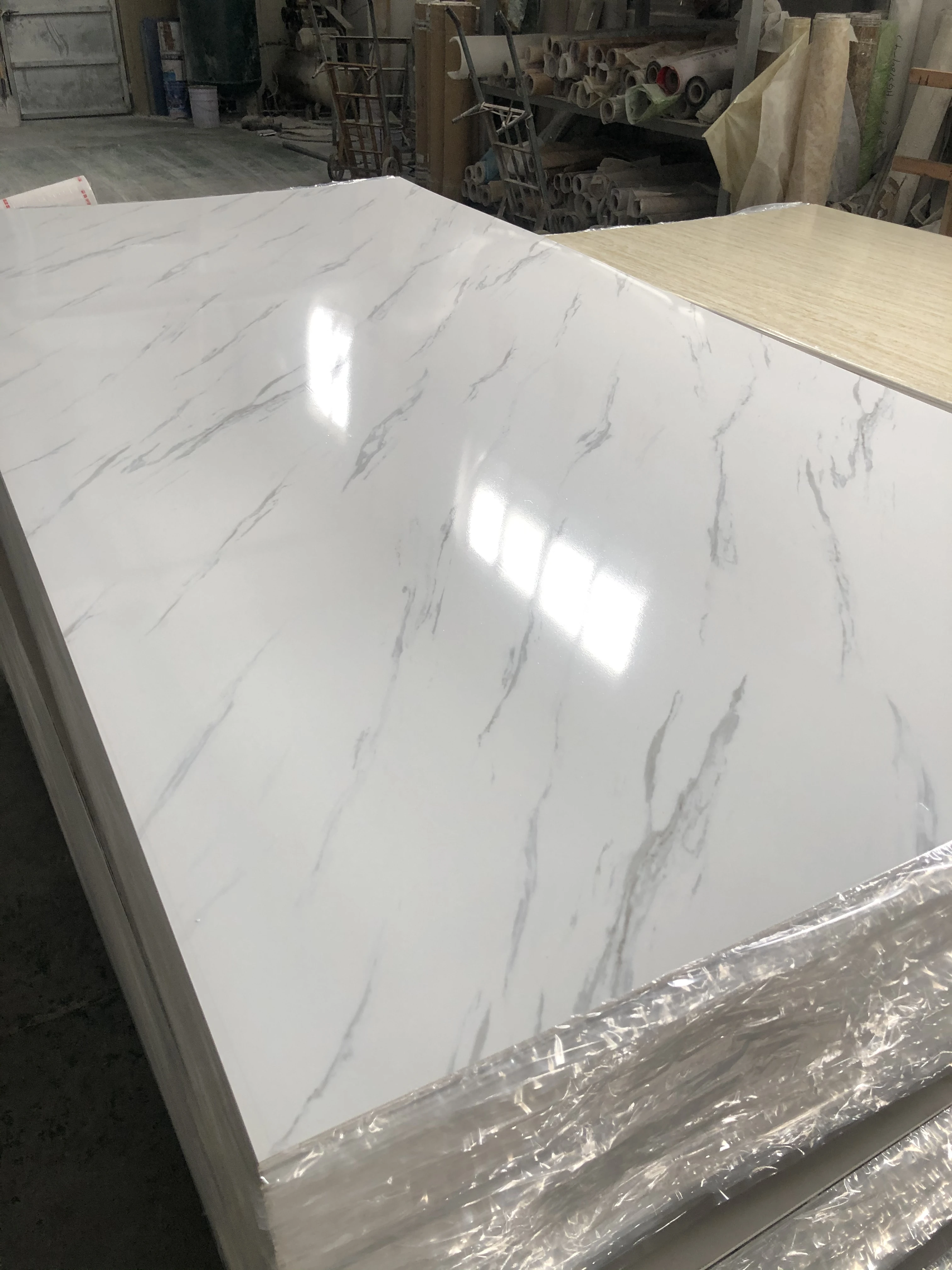  SONSILL 1220 x 2440mm Marble Design UV Coated Wall Panel Plastic in